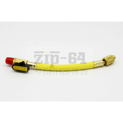 Шланг с вентелем 1/4 х1/4  (22 см) (800-4000Psi) R22