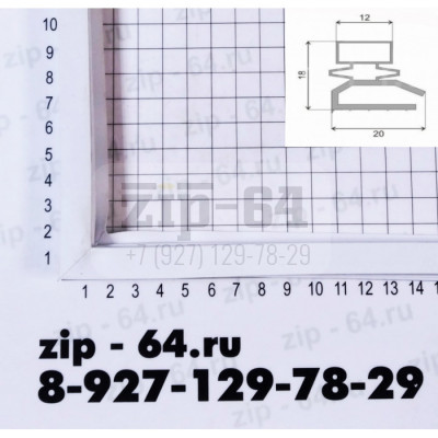 Упл. 54*158,5 профиль Р1 Упл. 54*158,5 профиль Р1