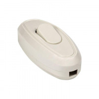 Переключатель на шнур бел. 6А 250В EKF APB6-10 254963/24