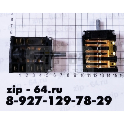 Переключатель духовки Мечта 16-5-05 250V 16A Переключатель духовки Мечта 16-5-05 250V 16A
