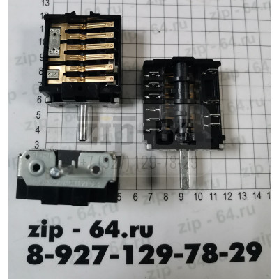 Переключатель конфорки (7поз) аналог ПМЭ27-2375-П(272375П), ПМ-16-7-03-03(ПМ1670303) Переключатель конфорки (7поз) аналог ПМЭ27-2375-П(272375П), ПМ-16-7-03-03(ПМ1670303)