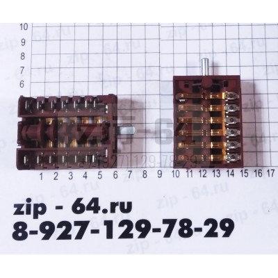 Переключатель 7 поз. к конфорке Renova 250V 16A