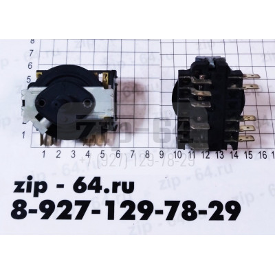 Переключатель 7поз. 250V 16A