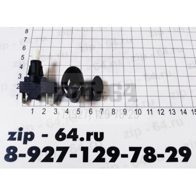 Кнопка розжига GEFEST, ПКН-506-444 овал (коричневая)