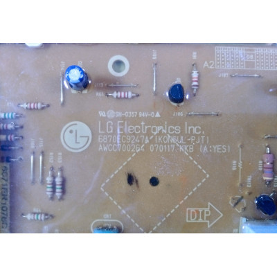 Панель СМА LG WD-10490N 806RAFQ31371 Б/У (проблема с процессором)