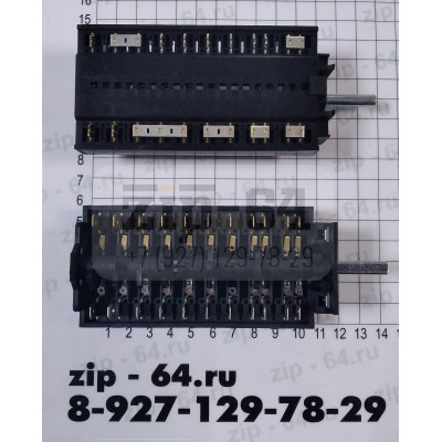 Переключатель ZX-855 16(5)/250 T150 10поз. Переключатель ZX-855 16(5)/250 T150 10поз.