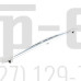 Ручка дверки духовки GEFEST 1100, 1200, С5, С6, С7, белая, широкая (1200.18.0.005)