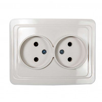 Розетка 2-м СП Classico 2102 16А IP20 бел. ASD / IN HOME 4680005959914 464639/24 Розетка 2-м СП Classico 2102 16А IP20 бел. ASD / IN HOME 4680005959914 464639/24