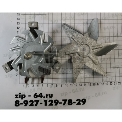 Вентилятор обдува духовки 22W, шток-45mm, BEKO-b264440102, зам. `CU2854, COK400AC, (P)