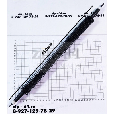 ТЭН 1500W L450mm (тип тэнр 45А 13/1,5о 220 ф1) оребр.