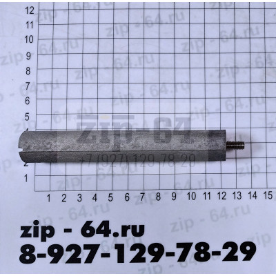 Анод магниевый D20 L120mm M6x10mm Анод магниевый D20 L120mm M6x10mm