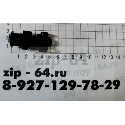 Кнопка розжига GEFEST, ПКН-526.2-222 круглая (черная)