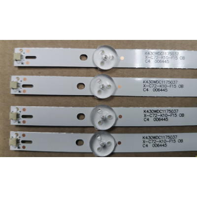 Подсветка для ТВ 43 (8 план. 3 свет. 390мм) Panasonic tx-43fr250, 43PFT4002, 43DL4012N, 43HFF5952, L