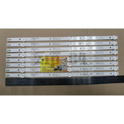 Подсветка для ТВ 43 (8 план. 3 свет. 390мм) Panasonic tx-43fr250, 43PFT4002, 43DL4012N, 43HFF5952, L