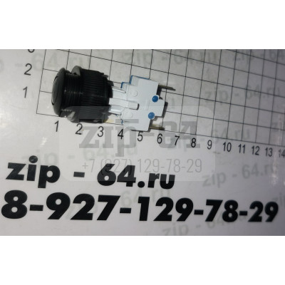 Кнопка розжига GEFEST, ПКН-508.2-222 круглая (черная)