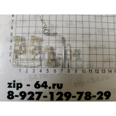 Суппорт ручки люка + крюк+пружинка, (WL151257071), зам. DHL007AD