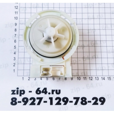 Насос слива COPRECI 30w (4 защ, фишка вперед, круглый), KEBS111/093 (KEBS111/045)