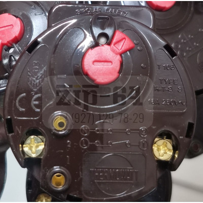 Термостат в/н RTS3 300 65/75°C (16A-250V), круглый с термозащ. зам.3412058, 181385, 3412042, 181310