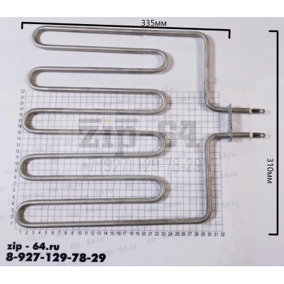 Тэн для сауны 2,5KW 29,8см/36,8см(до планки) Тэн для сауны 2,5KW 29,8см/36,8см(до планки)
