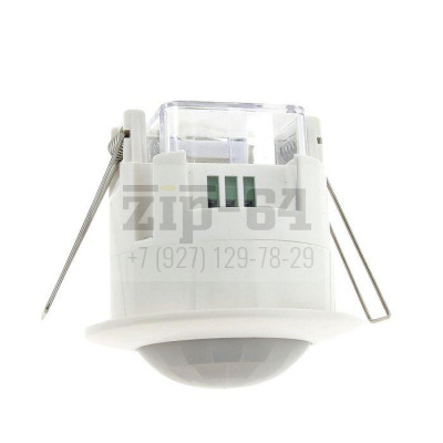 Датчик движения PMS-IR 024 1200Вт 360град. 2-6м IP20 WH JazzWay 5012974 1229625/24
