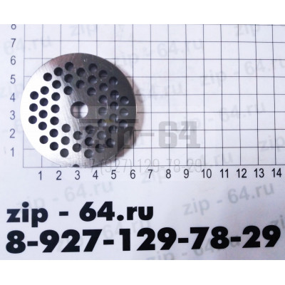 Решетка для мясорубок MOULINEX D-62мм 
Подходит к мясорубкам MOULINEX HV6 (тип 133) 4775455