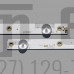 Подсветка для ТВ (3 планок 7 свет. 620 мм) Philips 32 32PHT4201/60 32PFT4131 32PHH4101 KDL-32R330D