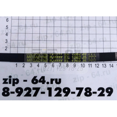 Ремень 1262 J5 (в сложеном виде 610 мм) MEGADYNE