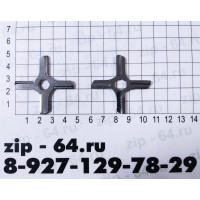Нож для мясорубки MOULINEX-шестигр, D46.6mm, под шток3.2mm,