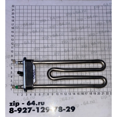 ТЭН 1700W (прям.с отв.L=170, R13, M120) 'Irca'