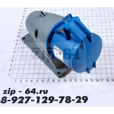 Розетка штепсельная стационарная SSI-123 MAGNUM 2P+ PSN 11-032-3 32A 200-250V IP44 Розетка штепсельная стационарная SSI-123 MAGNUM 2P+ PSN 11-032-3 32A 200-250V IP44