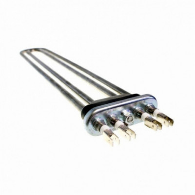 ТЭН 5000W (прям.L=389, R15) для профессиональных стиральных машин.