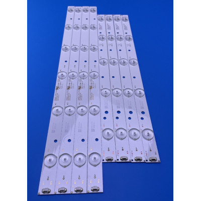 Подсветка для ТВ 40 (8 план. 5/6свет. 3 В. 430+355мv) ТВ JVC LED40D11-ZC14-01  LT-40M640 MYSTERY MTV