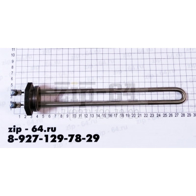 ТЭН 60 блестящий 2,0 кВт фланец стальной G 1,25