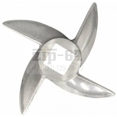 Нож саблевидный к электрическим и мех.мясорубкам D 47mm, d 8,5*8,5mm MRZ004